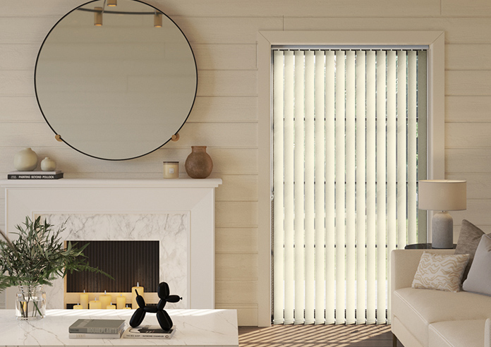 Deanna, Soft Cream - Vertical Blind - Image 3